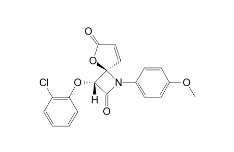 3-ORTHO-CHLOROPHENOXY-1-PARA-METHOXYPHENYL-5-OXA-1-AZASPIRO-[3,4]-OCT-7-EN-2,6-DIONE
