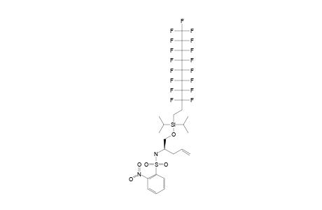 N-[(2R)-1-[[(3,3,4,4,5,5,6,6,7,7,8,8,9,9,10,10,10-HEPTADECAFLUORODECYL)-BIS-(PROPAN-2-YL)-SILYL]-OXY]-PENT-4-EN-2-YL]-2-NITROBENZENE-1-SULFONAMIDE