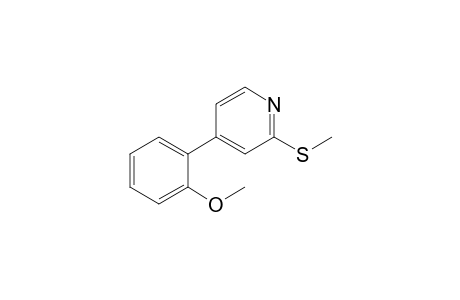 4-(2-Methoxyphenyl)-2-methylthiopyridine