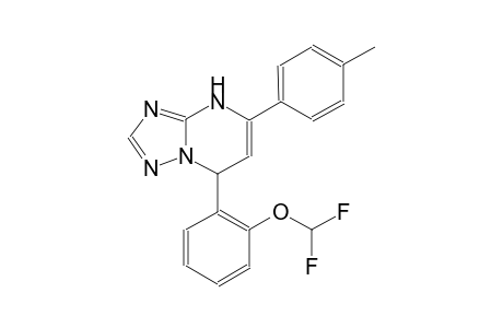 [1,2,4]triazolo[1,5-a]pyrimidine, 7-[2-(difluoromethoxy)phenyl]-4,7-dihydro-5-(4-methylphenyl)-