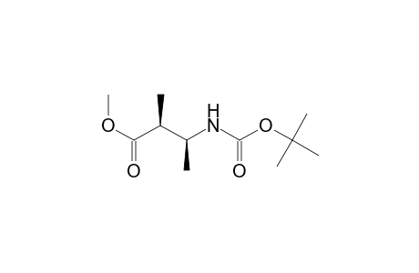 Methyl (2S,3S)-3-[(t-butoxy)carbonylamino]-2-methylbutanoate