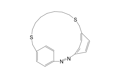9,17-Dithia-2,3-diazatricyclo[17.2.2.24,7]pentacosa-2,4,6,19,21,22,24-heptaene, (E)-