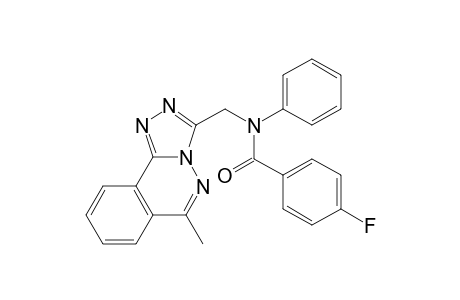 Benzamide, 4-fluoro-N-[(6-methyl[1,2,4]triazolo[3,4-a]phthalazin-3-yl)methyl]-N-phenyl-