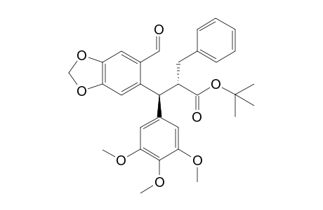 (2S,3S)-tert-butyl 2-benzyl-3-(6-formylbenzo[d][1,3]dioxol-5-yl)-3-(3,4,5-trimethoxyphenyl)methyl)propanoate