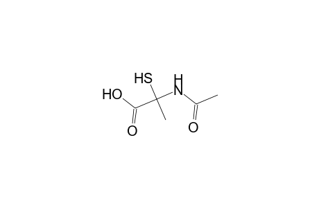 Alanine, N-acetyl-2-mercapto-, (.+-.)-