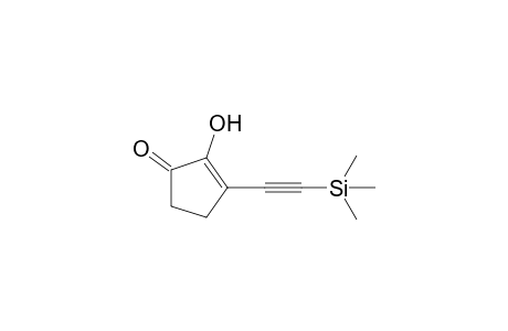 2-Hydroxy-3-trimethylsilanylethynyl-cyclopent-2-enone