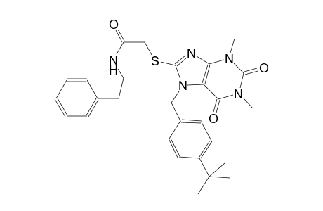 acetamide, 2-[[7-[[4-(1,1-dimethylethyl)phenyl]methyl]-2,3,6,7-tetrahydro-1,3-dimethyl-2,6-dioxo-1H-purin-8-yl]thio]-N-(2-phenylethyl)-