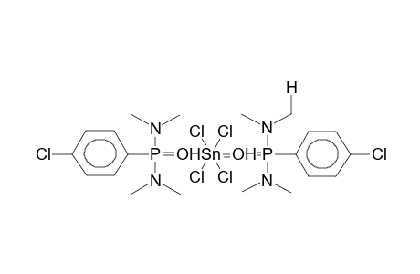 BIS(TETRAMETHYLDIAMIDO(PARA-CHLOROPHENYL)PHOSPHONATE)-TINTETRACHLORIDE COMPLEX