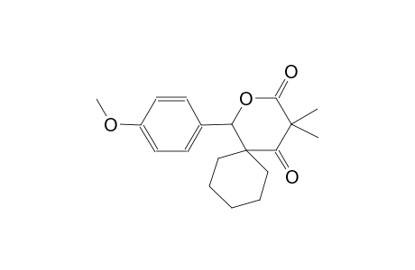 2-Oxaspiro[5.5]undecane-3,5-dione, 1-(4-methoxyphenyl)-4,4-dimethyl-