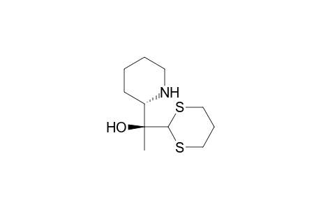 (2S)-2[(S)-1-(1,3-Dithian-2-yl)-1-hydroxyethyl]piperidine