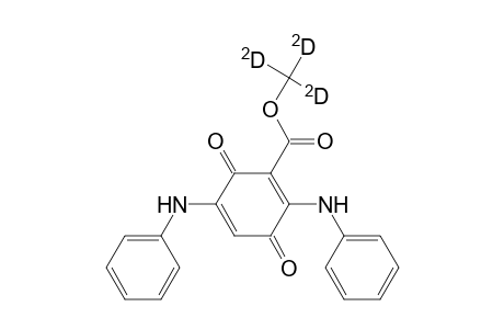 2,5-Dianilino-3,6-diketo-cyclohexa-1,4-diene-1-carboxylic acid trideuteriomethyl ester