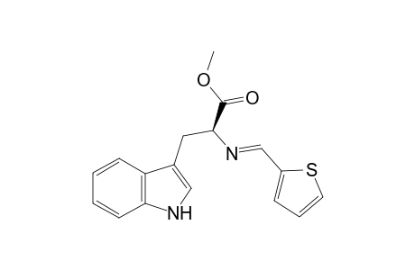 2-(Thiophen-2-ylmethyleneamino)-3-(1H-indol-3-yl)-propanoic acid methyl ester