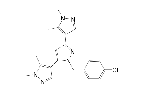 1'-(4-chlorobenzyl)-1,1'',5,5''-tetramethyl-1H,1'H,1''H-4,3':5',4''-terpyrazole