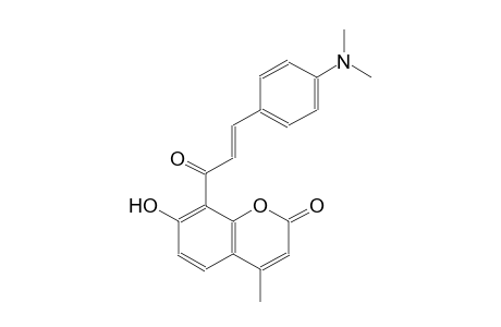 8-{(2E)-3-[4-(dimethylamino)phenyl]-2-propenoyl}-7-hydroxy-4-methyl-2H-chromen-2-one