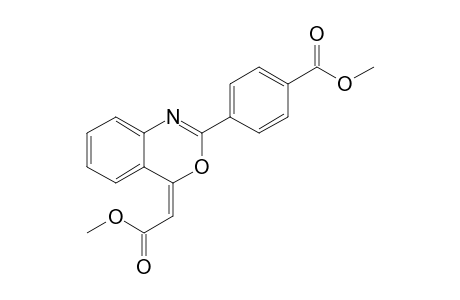 (E)-4-(4-Methoxycarbonylmethylene-4H-benzo[d][1,3]oxazin-2-yl)benzoic acid methyl ester