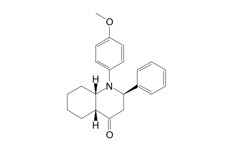 CIS-EXO-1-(4-METHOXYPHENYL)-2-PHENYLDECAHYDROQUINOLIN-4-ONE