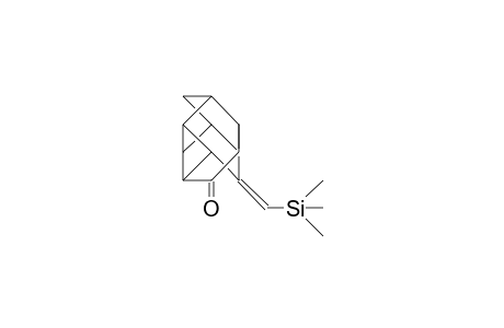 8-(Trimethylsilyl-methylene)-pentacyclo(5.4.0.0/2,6/.0/3,10/.0/5,9/)undecan-11-one