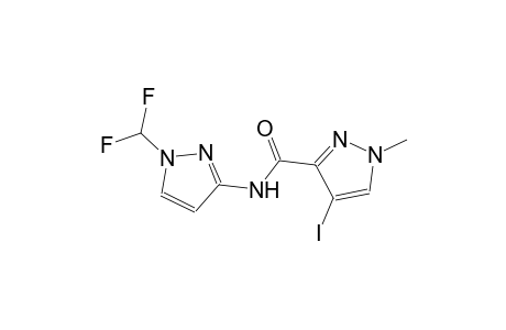 N-[1-(difluoromethyl)-1H-pyrazol-3-yl]-4-iodo-1-methyl-1H-pyrazole-3-carboxamide