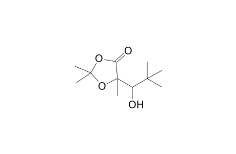 5-(1-Hydroxy-2,2-dimethylpropyl)-2,2,5-trimethyl-1,3-dioxolane-4-one