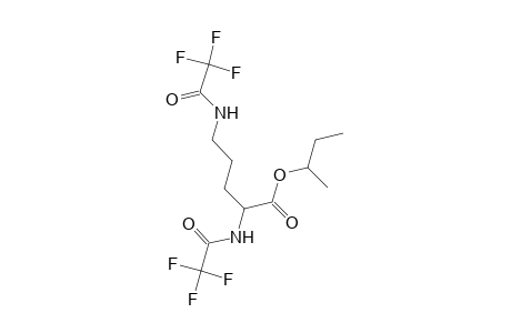 L-Ornithine, N2,N5-bis(trifluoroacetyl)-, 1-methylpropyl ester