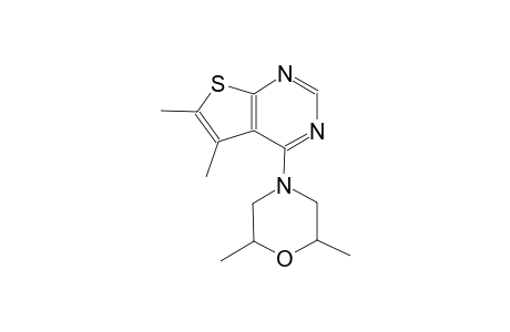 thieno[2,3-d]pyrimidine, 4-(2,6-dimethyl-4-morpholinyl)-5,6-dimethyl-