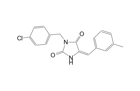 (5E)-3-(4-chlorobenzyl)-5-(3-methylbenzylidene)-2,4-imidazolidinedione