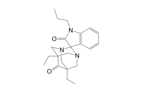 (1R,3S,5r,7r)-5,7-diethyl-1'-propyl-1,3-diazaspiro[adamantane-2,3'-indoline]-2',6-dione