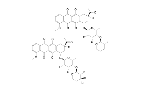 7-O-[2,6-DIDEOXY-2-FLUORO-4-O-(3-FLUOROTETRAHYDROPYRAN-2-YL)-ALPHA-L-TALOPYRANOSYL]-DAUNOMYCINONE