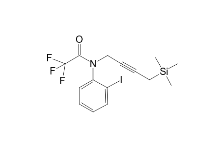 2,2,2-trifluoro-N-(2-iodophenyl)-N-(4-trimethylsilylbut-2-ynyl)acetamide