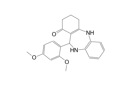 1H-dibenzo[b,e][1,4]diazepin-1-one, 11-(2,4-dimethoxyphenyl)-2,3,4,5,10,11-hexahydro-