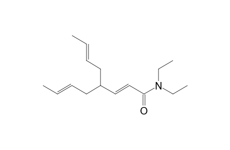 (2E,6E)-4-[(E)-but-2-enyl]-N,N-diethyl-octa-2,6-dienamide