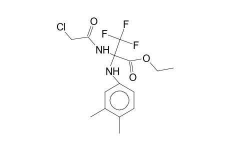 Ethyl 2-[(chloroacetyl)amino]-2-(3,4-dimethylanilino)-3,3,3-trifluoropropanoate