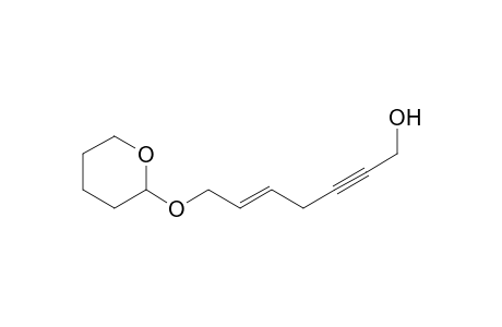 (E)-7-(2-oxanyloxy)-1-hept-5-en-2-ynol