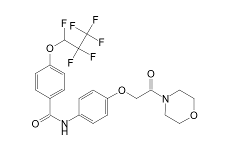 Benzamide, 4-(1,2,2,3,3,3-hexafluoropropoxy)-N-[4-[2-(4-morpholinyl)-2-oxoethoxy]phenyl]-