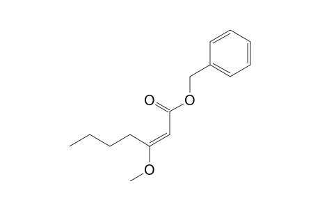 (E)-benzyl 3-methoxyhept-2-enoate