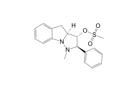 (2R,3S,3aS)-1-Methyl-2-phenyl-2,3,3a,4-tetrahydro-1H-pyrazolo[1,5-a]indole-3-yl methanesulfonate
