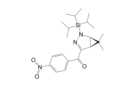 6,6-DIMETHYL-4-(4-NITROBENZOYL)-2-(TRIISOPROPYLSILYL)-2,3-DIAZABICYCLO-[3.1.0]-HEX-2-ENE