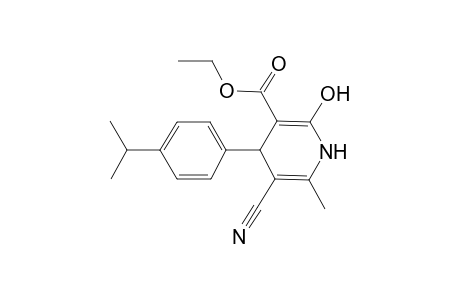 Ethyl 5-cyano-2-hydroxy-4-(4-isopropylphenyl)-6-methyl-1,4-dihydro-3-pyridinecarboxylate