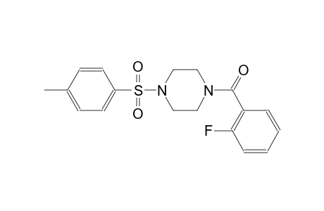 piperazine, 1-(2-fluorobenzoyl)-4-[(4-methylphenyl)sulfonyl]-