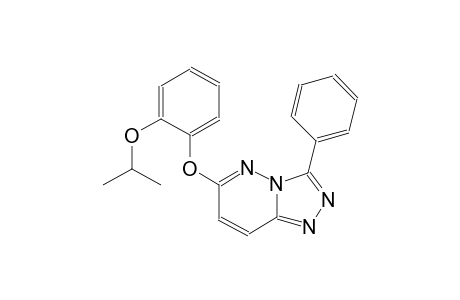 [1,2,4]triazolo[4,3-b]pyridazine, 6-[2-(1-methylethoxy)phenoxy]-3-phenyl-