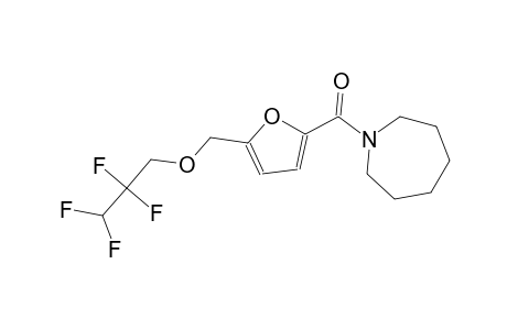 1-{5-[(2,2,3,3-tetrafluoropropoxy)methyl]-2-furoyl}hexahydro-1H-azepine