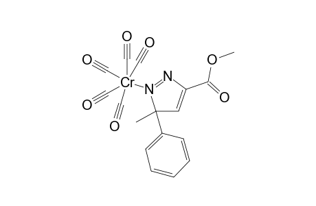 Pentacarbonyl(3-methyl-3-phenyl-5-methoxycarbonyl-3H-pyrazole-N2)chromium(0)