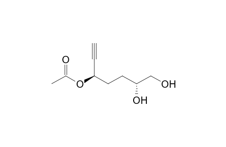 (3R,6R)-3-Acetoxy-6,7dihydroxyhept-1-yne