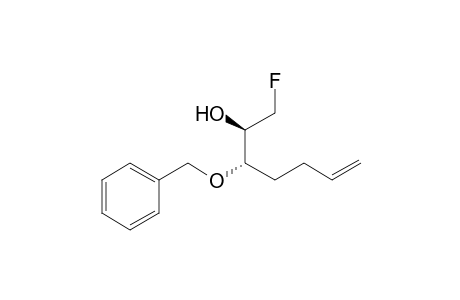 (2S*,3S*)-3-Benzyloxy-1-fluorohept-6-en-2-ol