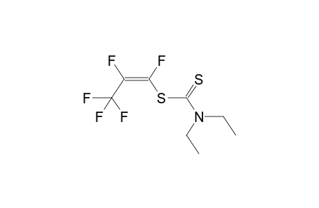 (E)-S-PENTAFLUORO-1-PROPENYL-N,N-DIETHYLDITHIOCARBAMATE