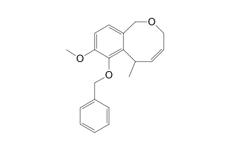 7-Benzyloxy-8-methoxy-6-methyl-3,6-dihydro-1H-benzo[c]oxocine