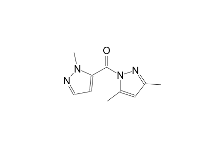 3,5-dimethyl-1-[(1-methyl-1H-pyrazol-5-yl)carbonyl]-1H-pyrazole