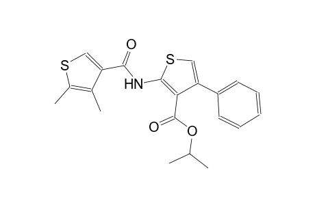 isopropyl 2-{[(4,5-dimethyl-3-thienyl)carbonyl]amino}-4-phenyl-3-thiophenecarboxylate