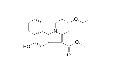 5-Hydroxy-1-(3-isopropoxy-propyl)-2-methyl-1H-benzo[g]indole-3-carboxylic acid methyl ester