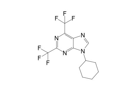 9-Cyclohexyl-2,6-bis(trifluoromethyl)-9H-purine